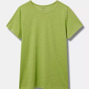 Everyday Signature Jersey Crew Tee Short Sleeve Peridot Green